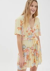 Billabong One And Only Floral Ruffle Mini Dress
