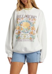 Billabong Ride In Cotton Blend Graphic Sweatshirt