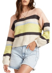 Billabong Seeing Stripes Boat Neck Cotton Sweater