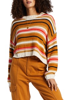 Billabong So Bold Stripe Crewneck Sweater in Multi at Nordstrom Rack