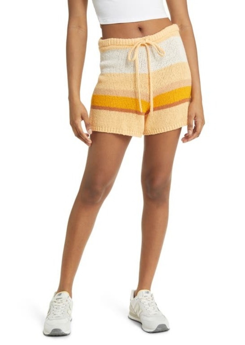 Billabong Sol Time Stripe Knit Drawstring Shorts
