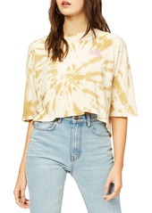 Billabong Soul Surfer Tie Dye Cotton Graphic Tee in Olive Moss at Nordstrom