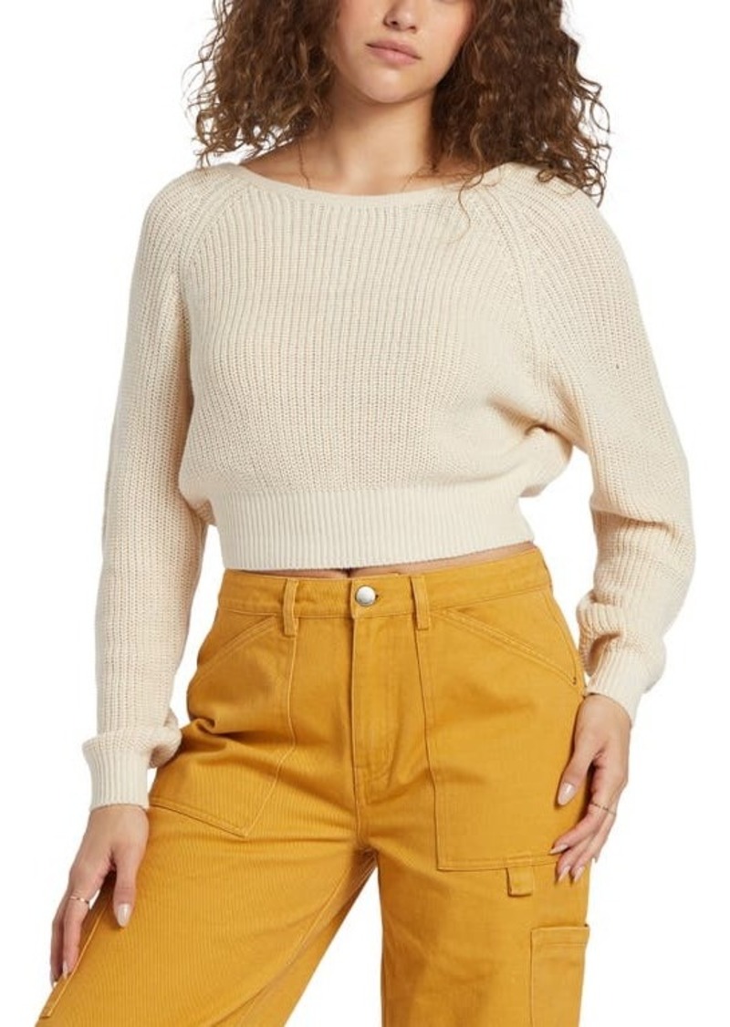 Billabong Sun Soaked Crop Sweater
