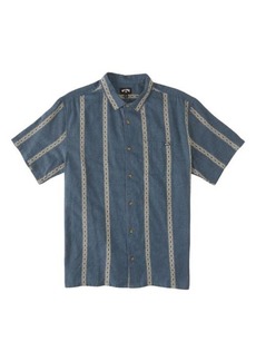 Billabong Sundays Stripe Jacquard Short Sleeve Button-Up Shirt