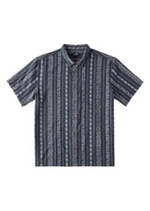 Billabong Sundays Stripe Jacquard Short Sleeve Button-Up Shirt