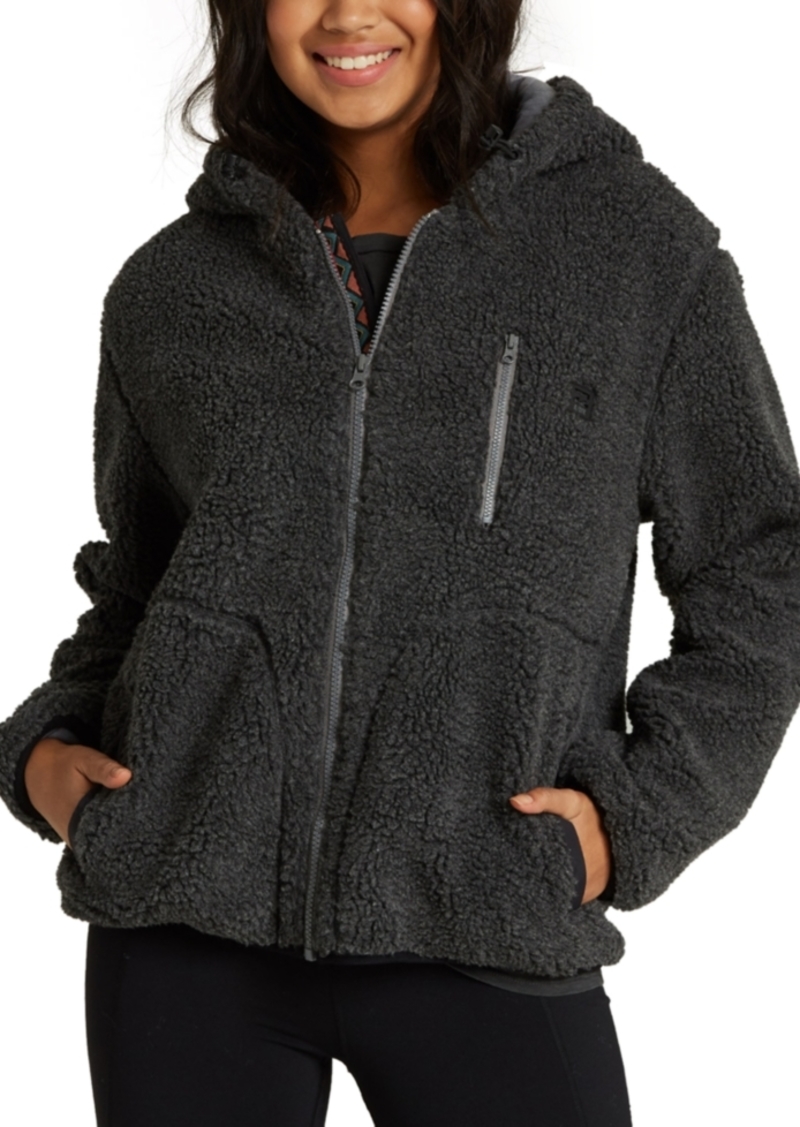 sherpa hood jacket