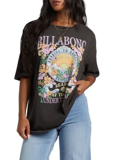 Billabong Under the Palms Oversize Cotton Graphic T-Shirt