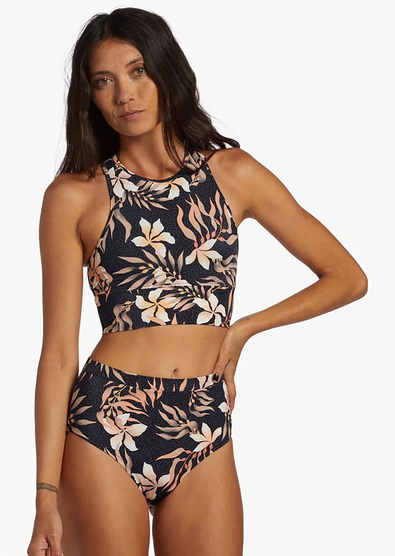 Billabong Women's Coral Gardeners Long Tank Bikini Top, Large, Multi