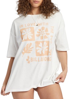 Billabong Women's In Love With The Sun T-Shirt, XS, White