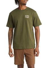 Billabong x Wrangler Rancher Graphic Organic Cotton Tee in Military at Nordstrom