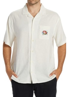 Billabong Zeledon Short Sleeve Linen & Lyocell Camp Shirt
