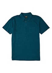 Billabong Standard Issue Stripe Jersey Polo in Pacific at Nordstrom