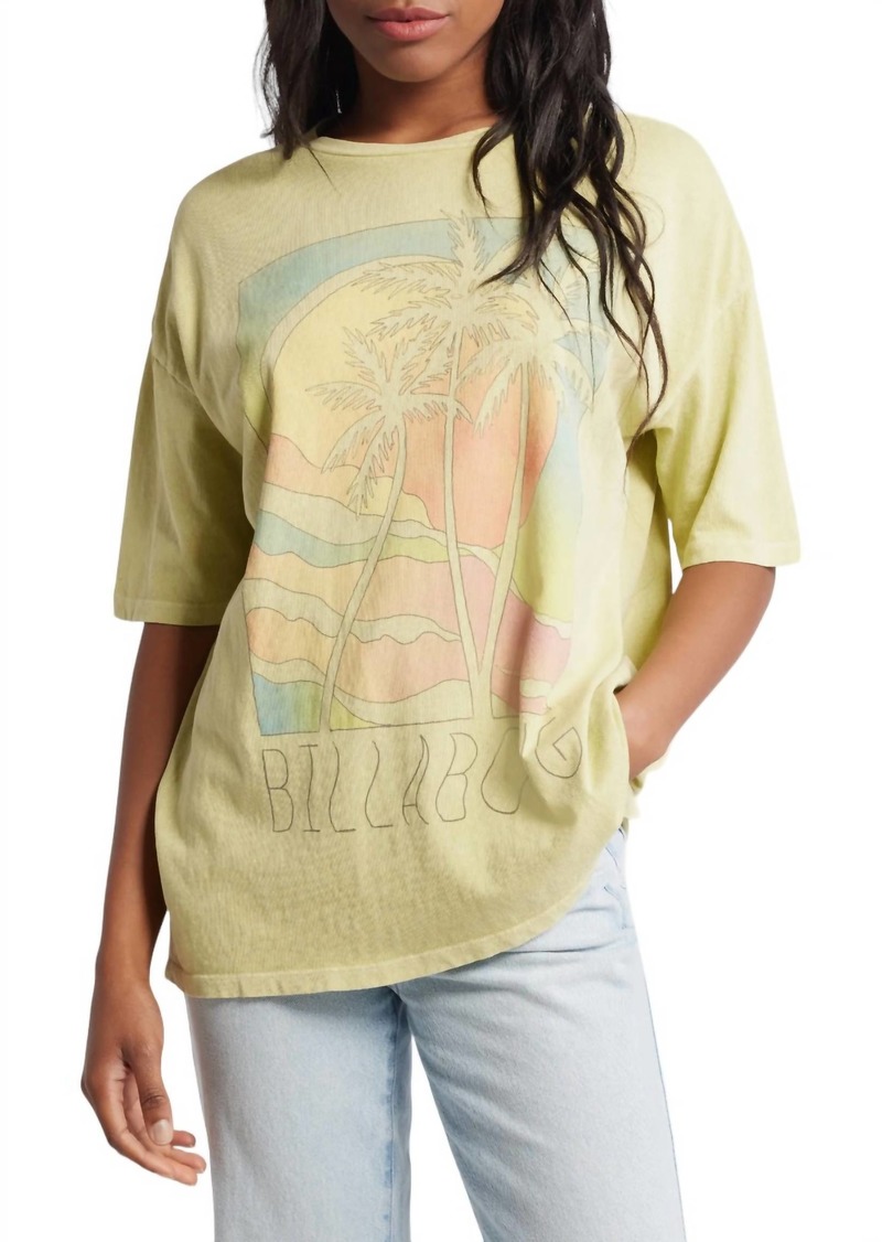 Billabong Extra Zesty Tee In Lime Zest