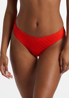 Billabong Good Vibes Bondi Bikini Bottom In Sunset Red