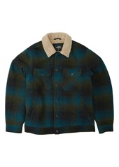 Billabong Barlow Pattern Fleece Button-Up Shirt Jacket