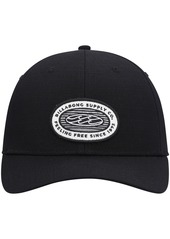 Men's Billabong Black Stealth Walled Snapback Hat - Black