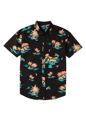 Billabong Men's Sundays Floral Short Sleeve Button-Up Shirt