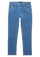 Billabong x Wrangler Organic Cotton & Hemp Straight Leg Jeans in Ocean Blue at Nordstrom