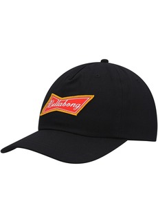 Billabong Men's x Budweiser Black Bow Snapback Hat - Black