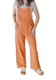 Billabong Pacific Time Jumpsuit In Toffee