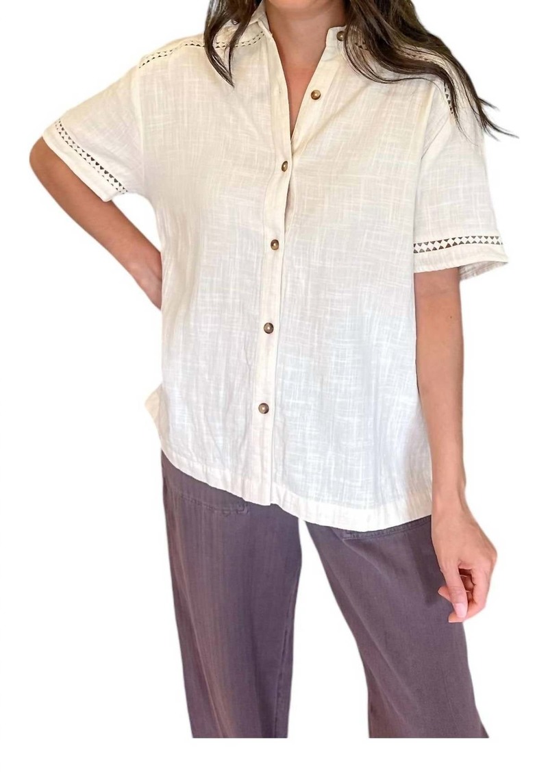 Billabong Summers End Blouse In White