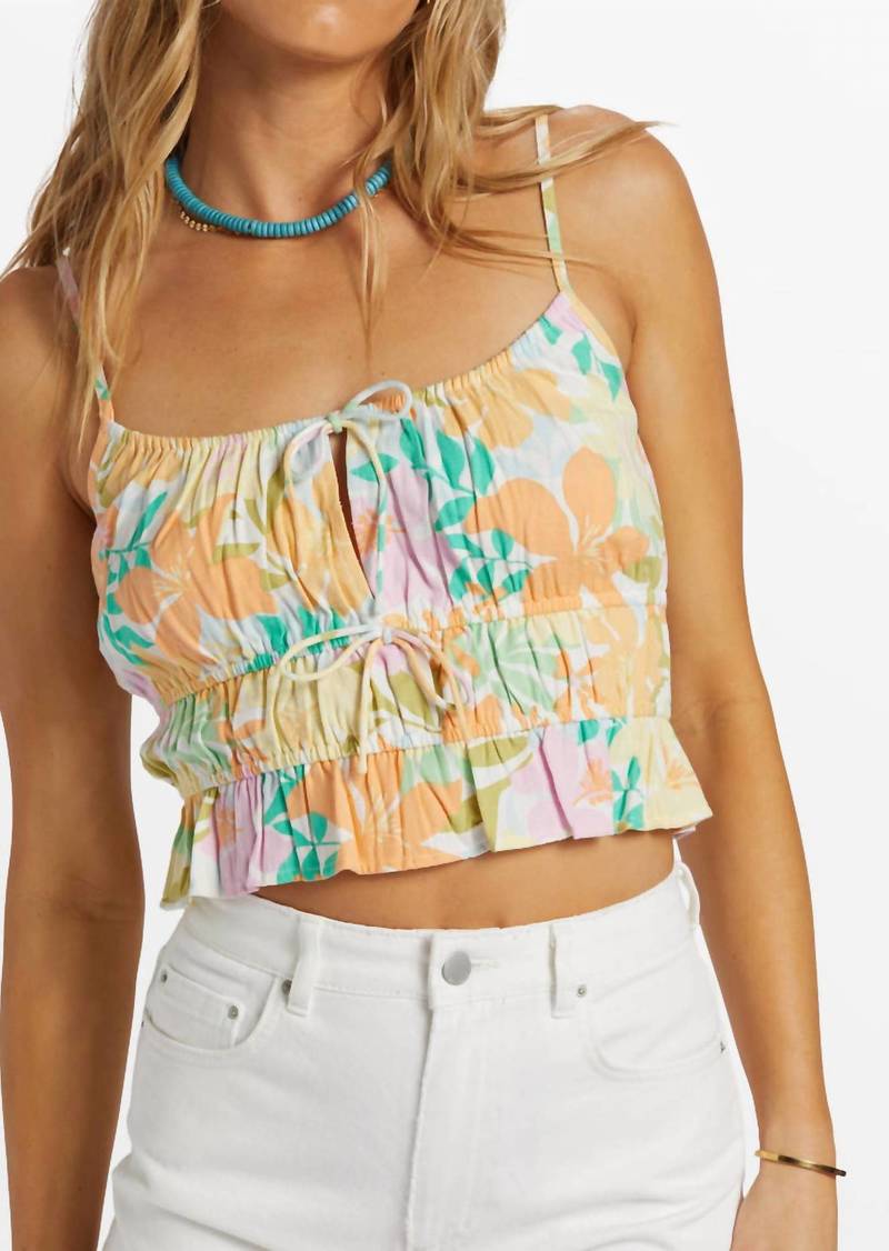 Billabong Sunkissed Cami Top In Multi