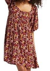 Billabong Swept Away Again Dress In Deep Sienna