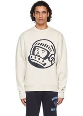 Billionaire Boys Club Beige Chainstitch Astro Logo Sweatshirt