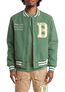 Billionaire Boys Club Earthling Wool Blend Varsity Jacket