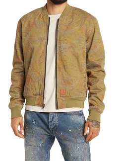 Billionaire Boys Club Embroidered Jacket in Olive Drab at Nordstrom