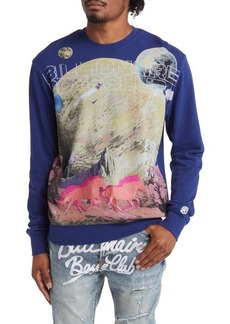 Billionaire Boys Club Free Embroidered Graphic Crewneck Sweatshirt