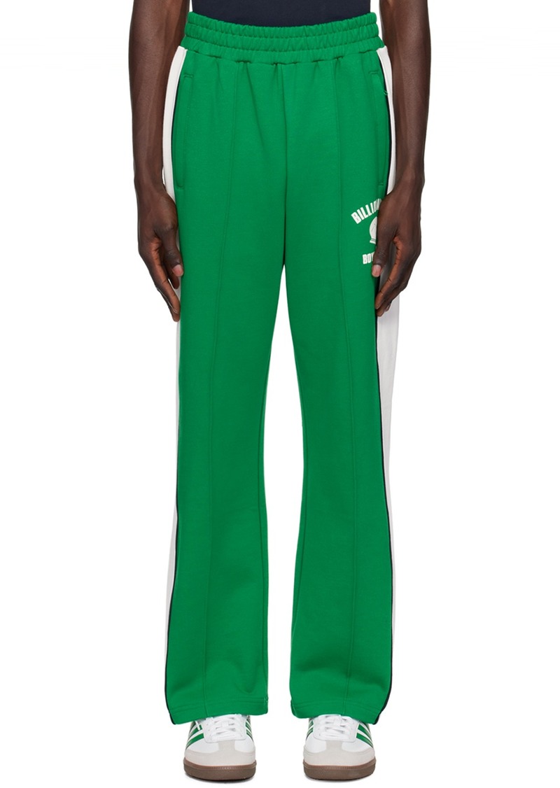 Billionaire Boys Club Green Paneled Track Pants