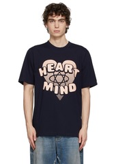 Billionaire Boys Club Navy 'Heart And Mind' Graphic T-Shirt