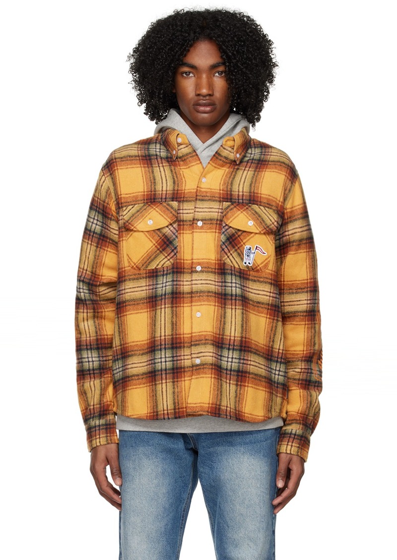 Billionaire Boys Club Orange Check Shirt