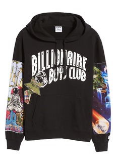 Billionaire Boys Club Trance Colorblock Graphic Hoodie in Black at Nordstrom Rack