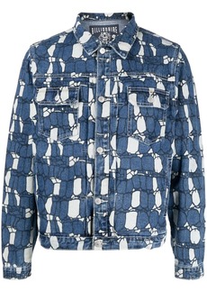 Billionaire Boys Club Gator Camo denim jacket