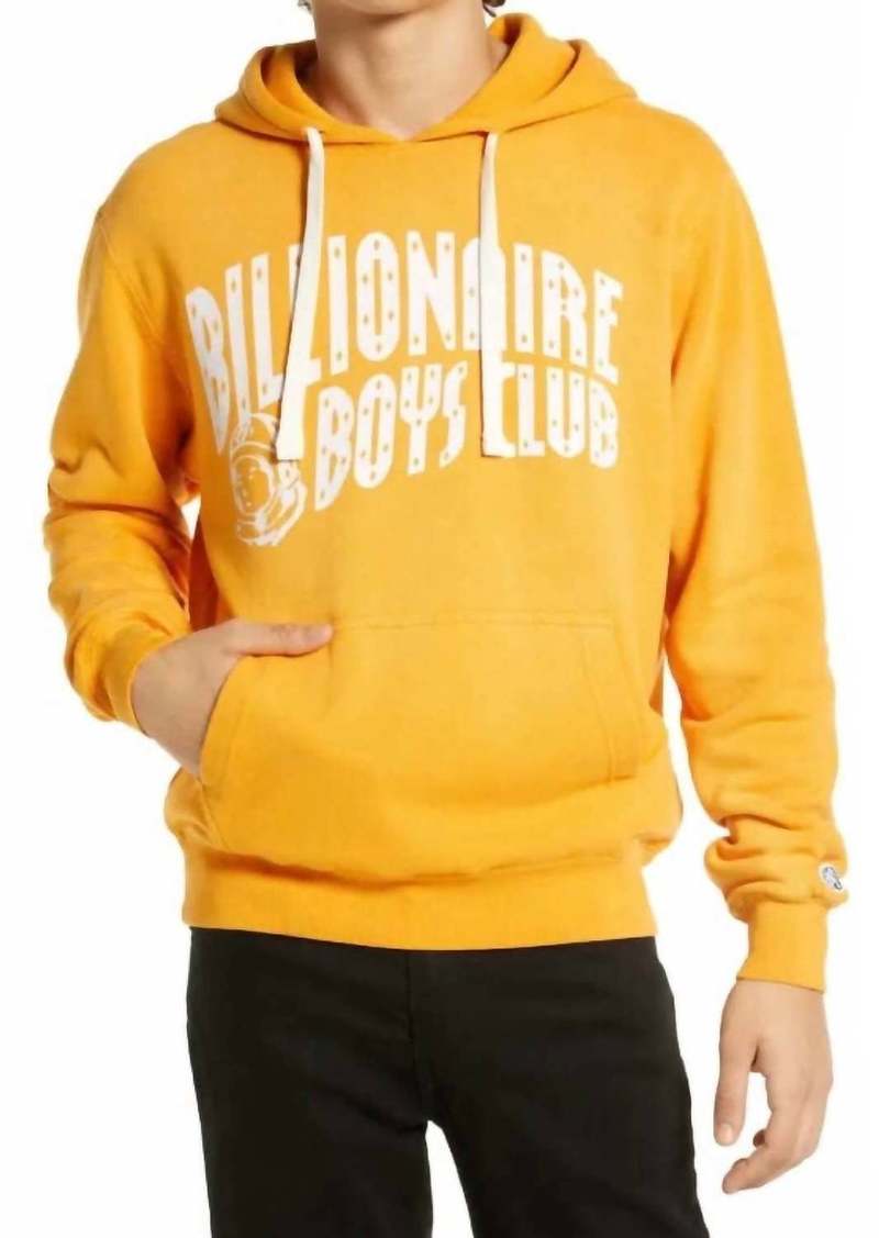 Billionaire Boys Club Vintage Arch Hoodie In Radiant Yellow