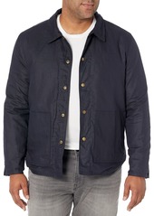 Billy Reid Men's Reversible Lightweight Water Resistant Nylon Shirt Jacket