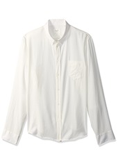 Billy Reid Men's Standard Fit Cotton Cashmere Button Down Liam Shirt  XXL