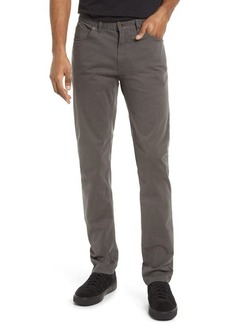 Billy Reid Stretch Cotton Five Pocket Pants in Charcoal at Nordstrom