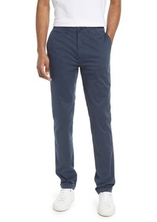 Billy Reid Stretch Cotton Straight Leg Chinos in Carbon Blue at Nordstrom