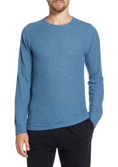 Billy Reid Crew Neck Long Sleeve Thermal T-Shirt