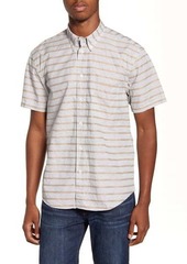 Billy Reid Tuscumbia Striped Short Sleeve Regular Fit Shirt