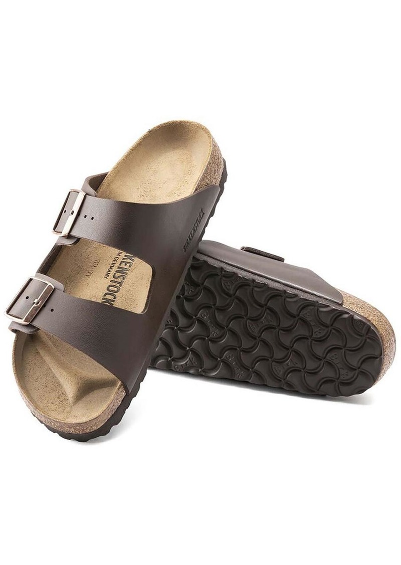 Birkenstock Arizona BS Womens Leather Slip On Footbed Sandals