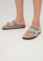 Birkenstock Arizona Shearling & Suede Sandals