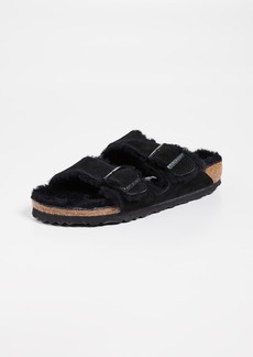 Birkenstock Arizona Shearling Sandals - Narrow