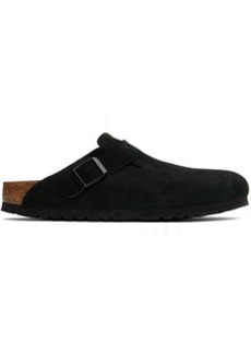 Birkenstock Black Boston Soft Footbed Narrow Loafers