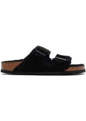 Birkenstock Black Narrow Arizona Shearling Sandals