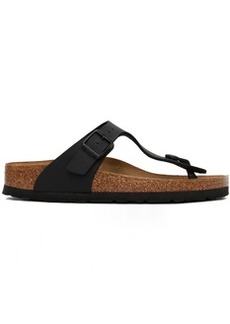 Birkenstock Black Narrow Gizeh Sandals