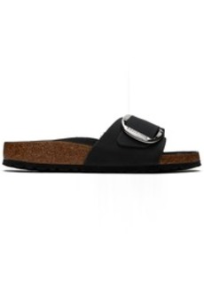 Birkenstock Black Narrow Madrid Big Buckle Sandals